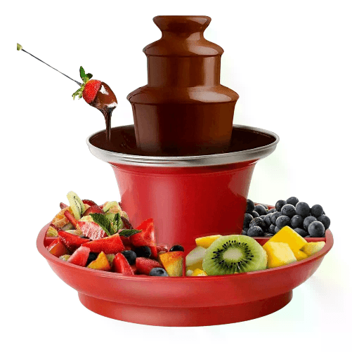 Cecaro Group Fontana di Cioccolato Elettrica Fonduta Cascata 3 Livelli