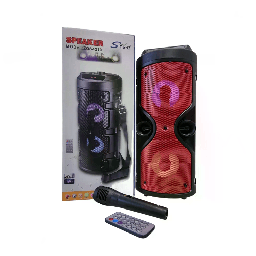 Cecaro group Cassa Bluetooth portatile 3000 W con modalità karaoke e microfono