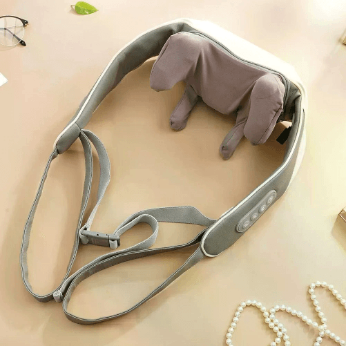 Massaggiatore Shiatsu per Collo e Spalle con Calore Cuscino Elettrico 3D