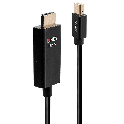 Lindy 40922 cavo e adattatore video 2 m mini displayport hdmi tipo a (standard) nero