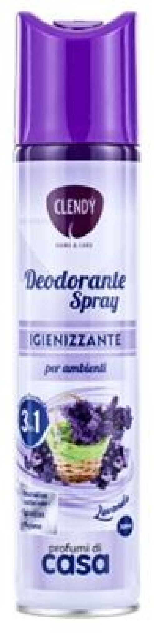 Clendy 12x Bundle Clendy Deodorante Spray 300Ml Lavanda Ambiente