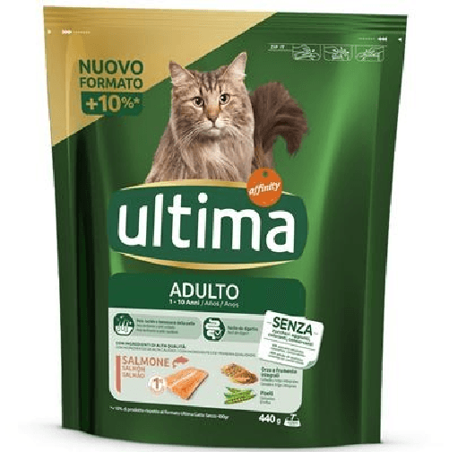 Ultima 8x Bundle Ultima Gatto Croccantini Salmone New 440Gr