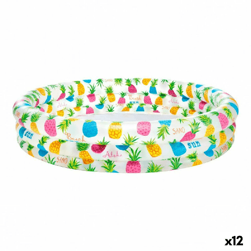 Intex Piscina Gonfiabile per Bambini Intex Ananas Anelli 248 L 132 x 28 x 132 cm (12 Unità)