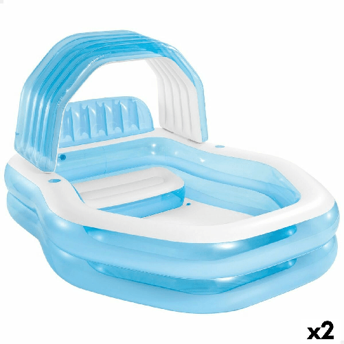 Intex Piscina Gonfiabile Intex Azzurro 530 l 229 x 135 x 191 cm (2 Unità)