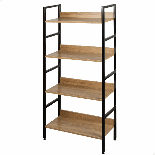 Scaffale Max Home Acciaio Melammina Truciolare 60 x 126 x 28 cm