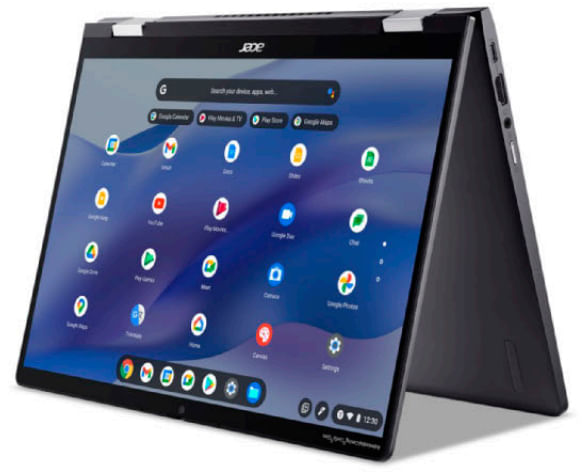 Acer Chromebook Enterprise Spin 714 CP714-1WN-32N7 Intel Core i3 i3-1215U 35,6 cm (14") Touch screen Full HD 8 GB LPDDR4x-SDRAM 128 GB SSD Wi-Fi 6E