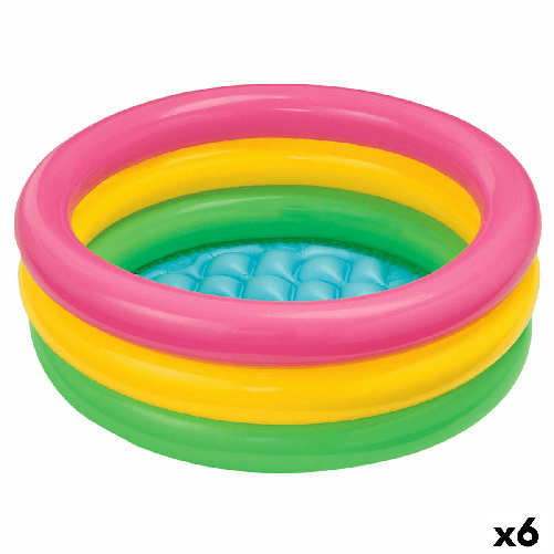 Intex Piscina Gonfiabile per Bambini Intex Sunset Anelli 68 L 86 x 25 x 86 cm (6 Unità)