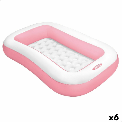 Intex Piscina Gonfiabile per Bambini Intex Isola 90 L 167 x 26 x 101 cm Bianco Rosa (6 Unità)