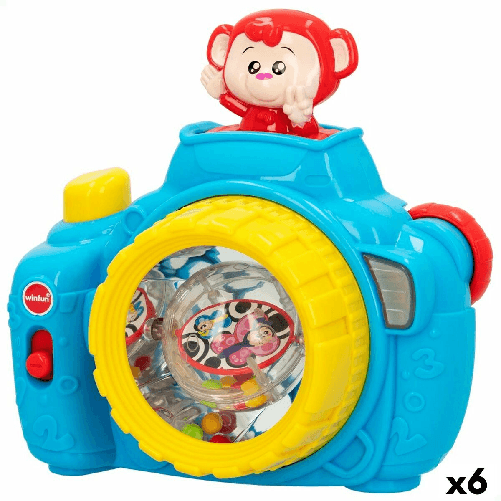 Winfun Macchina fotografica giocattolo per bambini Winfun Azzurro 17 x 16,5 x 8 cm (6 Unità)