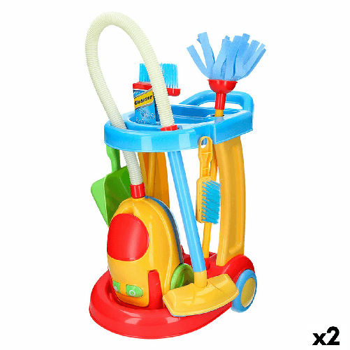 PlayGo Carrello delle Pulizie con Accessori PlayGo 30,5 x 67 x 37 cm (2 Unità)
