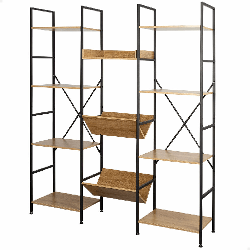 Max Home Scaffale Max Home Acciaio Melammina Truciolare 125 x 150 x 27 cm
