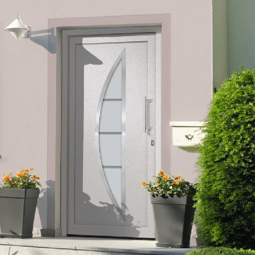 VidaXL Porta di Ingresso Bianca 108x208 cm
