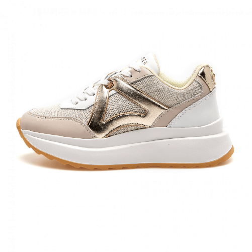 APEPAZZA SCARPE SNEAKERS DONNA APEPAZZA SPORT CABIRIA S4COZY05 PELLE BEIGE ORIGINALE PE Colore Beige,Taglia 38