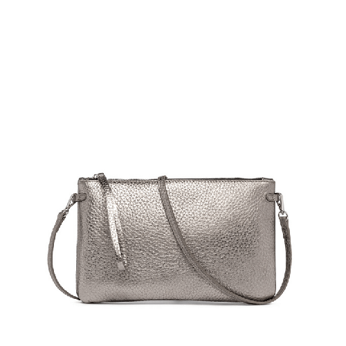GIANNI CHIARINI BORSA BORSE DONNA GIANNI CHIARINI HERMY BS 3975 RNGDBL PELLE ORIGINALE AI 2025 Taglia Unica,Colore Argento