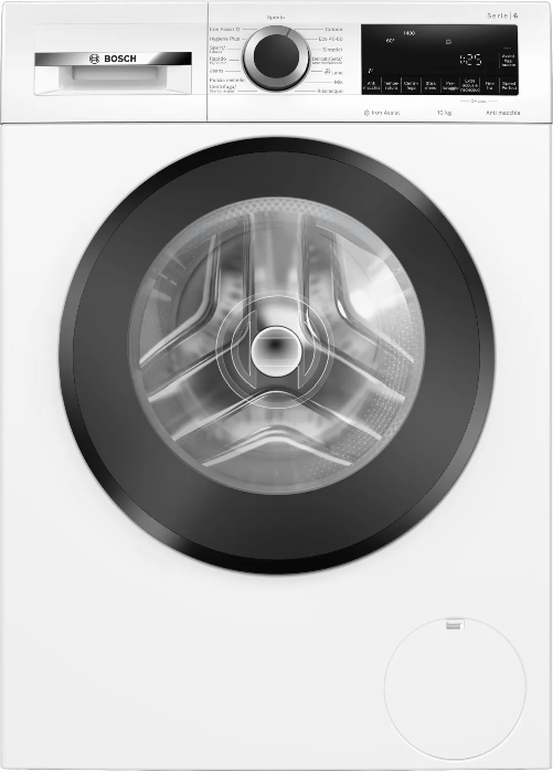 Bosch Serie 6 WGG254Z0IT lavatrice Caricamento frontale 10 kg 1400 Giri/min Nero, Bianco