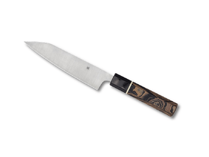 Spyderco Spyderco ITAMAE FUNAYUKI 6.29 CM.16 BURL G-10 K16GPBNBK