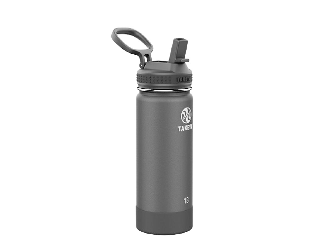 Takeya Takeya ACTIVES STRAW INSULATED BOTTLE 18oz / 530ml Onyx (51204)