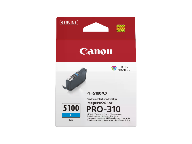 Canon ORIGINALE Canon Cartuccia d'inchiostro ciano PFI-5100c 6953C001 14ml
