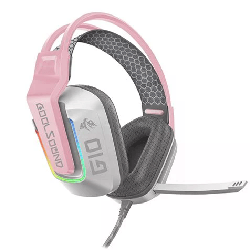 Cuffie da gioco Coolsound G10 - Compatibili con XBOX PS5 PS4 Switch e PC - Colore rosa