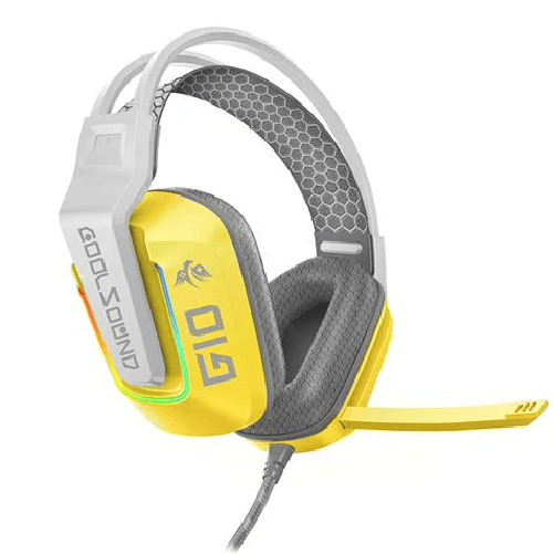Coolsound Cuffie da gioco Coolsound G10 - Compatibili con XBOX PS5 PS4 Switch e PC - Colore giallo