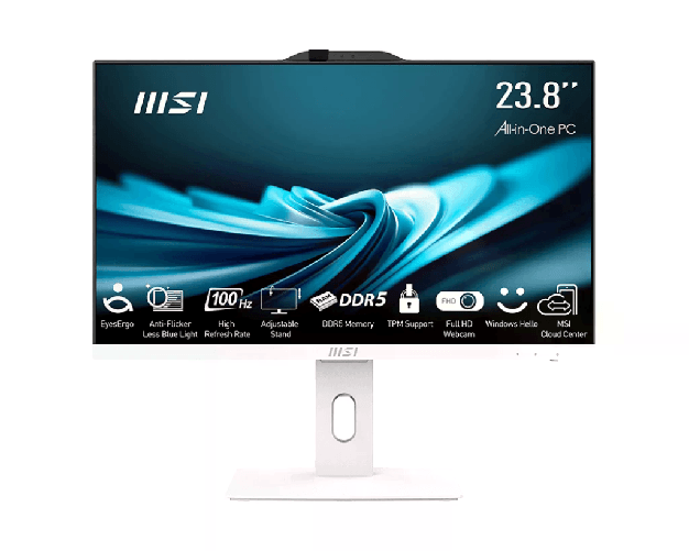 Msi Pc Aio 238 White I7-14700 16Gb 512Gb Ssd Win 11 Pro