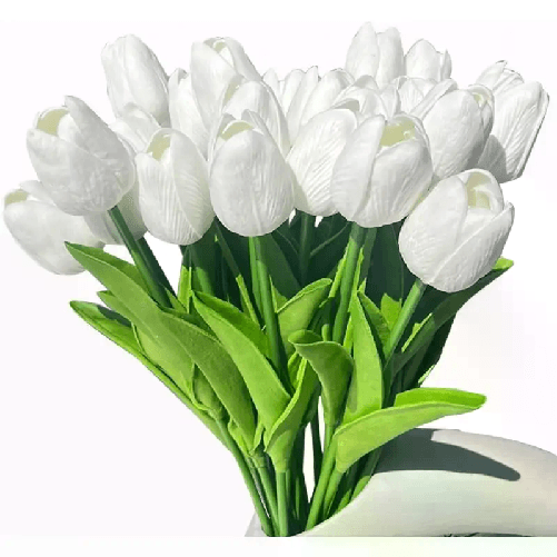 Tulipani Artificiali 12 Pezzi Fiori Finti Tulipano Bouquet sposa decorazione