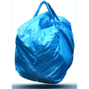 Happy Sacca per Trasporto Castelli Gonfiabili L 83x78x78 cm Blu