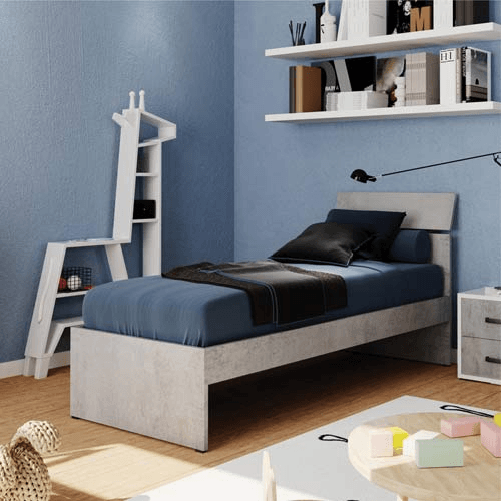Pidema:Letto in legno una piazza e mezza per la cameretta dei bambini, letti a prezzo scontato
