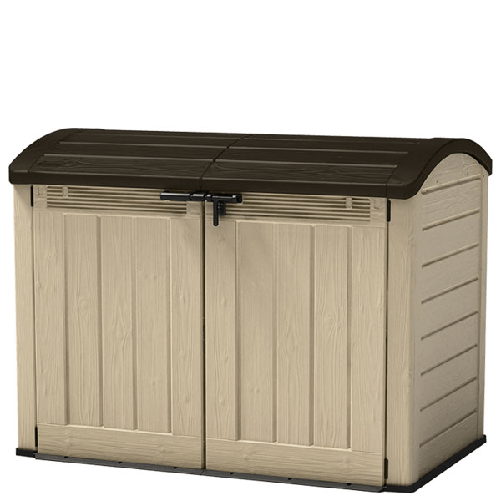 Armadio Keter da terrazzo e balcone in resina beige