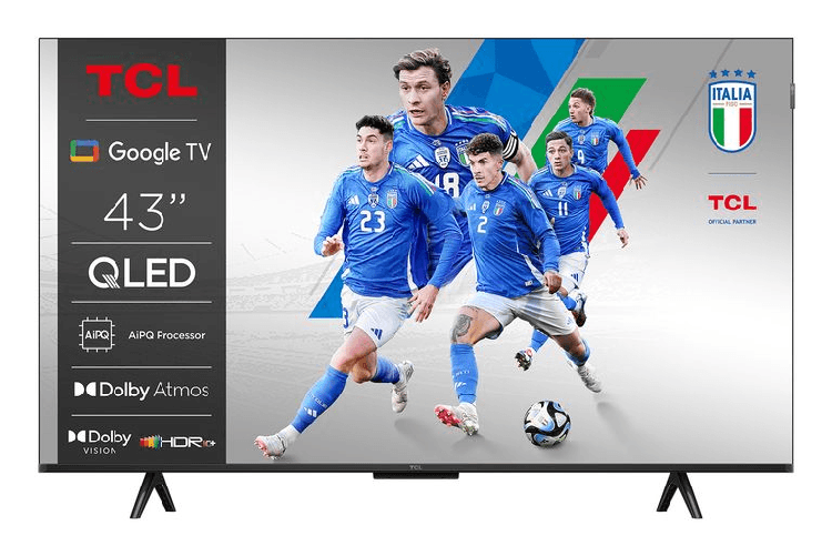 Tcl p79k serie smart tv qled 4k 43" 43p79k, dolby vision - atmos, hdr10+, google tv