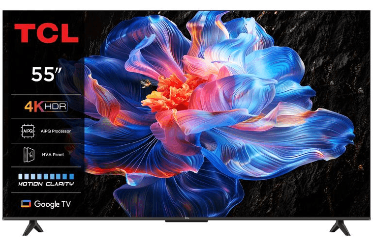 Tcl serie smart tv 4k ultra hd 55" 55p69k, dolby audio, hdr10+, google tv