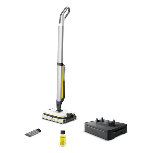 Karcher Kärcher FC 7 PLUS Mocio elettrico Batteria Bagnato Senza sacchetto Argento 2,85 Ah KARCHER Lavasciuga fc7+ 1055-710.0