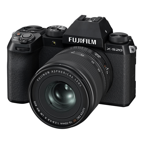 FUJIFILM Fotocamera mirrorless fujifilm x s20 kit 16 50mm f2.8 4.8 r lm wr blac - 4547410553246