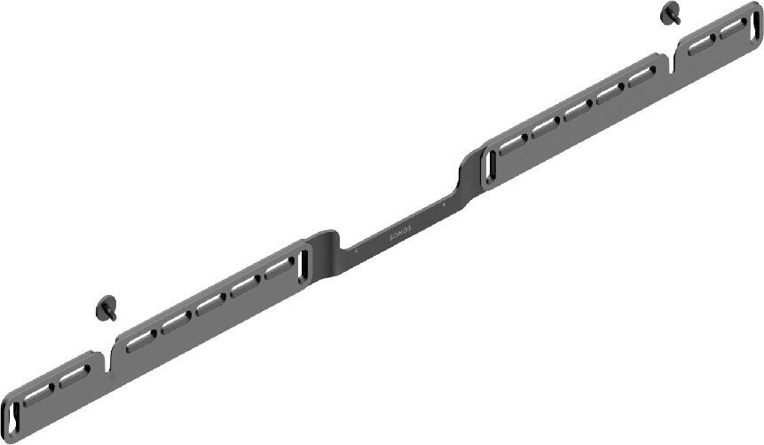 Sonos 3849270 supporto da parete per casse acustiche Metallo Nero SONOS Staf.a parete sonos arc - SON171