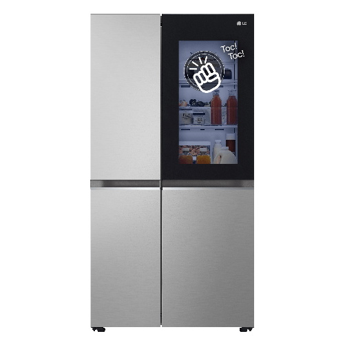 Lg instaview gsvv80pyll frigorifero side-by-side libera installazione 655 l e argento - GSVV80PYLL