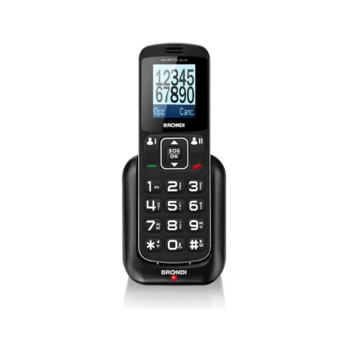 BRONDI Cellulare brondi amico home duos black italia