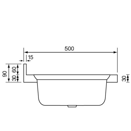 Pidema:Lavello acciaio inox 1 vasca con gocciolatoio per cucina componibile. Lavelli da appoggio per mobili sottolavello cucine, dimensioni 80x50 cm.