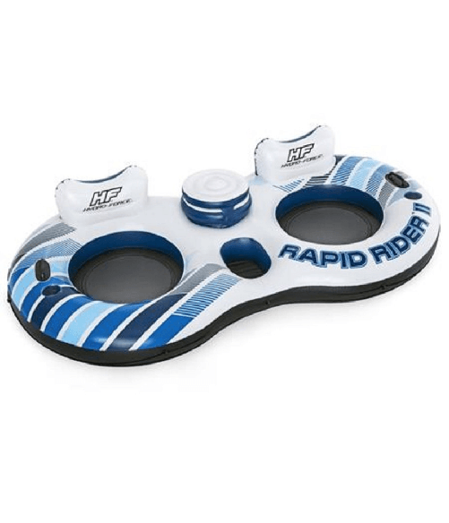 TrAdE Shop Traesio Salvagente Poltrona Gonfiabile Galleggiante Rapid Rider 2 Posti 251x132 Cm 43113 -