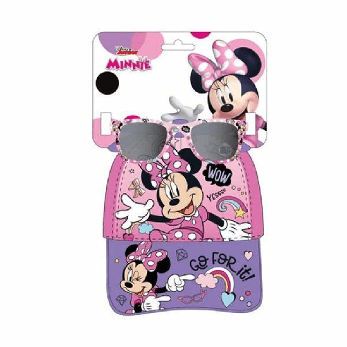 Minnie Mouse Set di berretto e occhiali da sole Minnie Mouse 2 Pezzi Per bambini