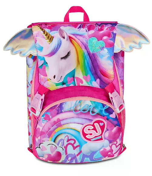 SEVEN ZAINO SDOPPIABILE BIG SJ GANG FLYUNICORN GIRL