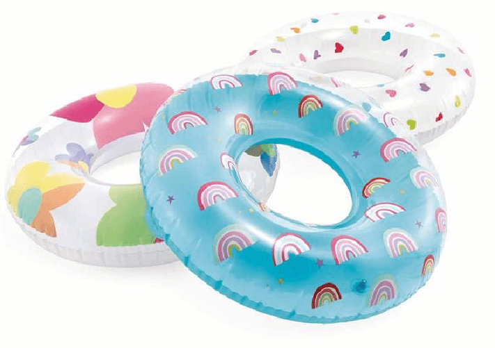 INTEX Ciabelle Cuori, Fiori, Arcobaleno Cm 81 I.24
