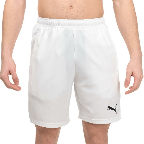 Puma Pantaloni Corti Sportivi da Uomo TEAMLIGA 931835 Puma 04 Padel Bianco