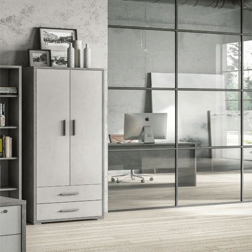 Pidema:Armadio mobile multiuso noce con 2 cassetti e 4 ripiani. Armadi ufficio a prezzi economici Pidema:Armadio mobile multiuso noce con 2 cassetti e