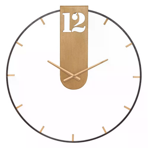 Mauro Ferretti Orologio Dorato Linee cm diam 60X4,5 - GOLDY