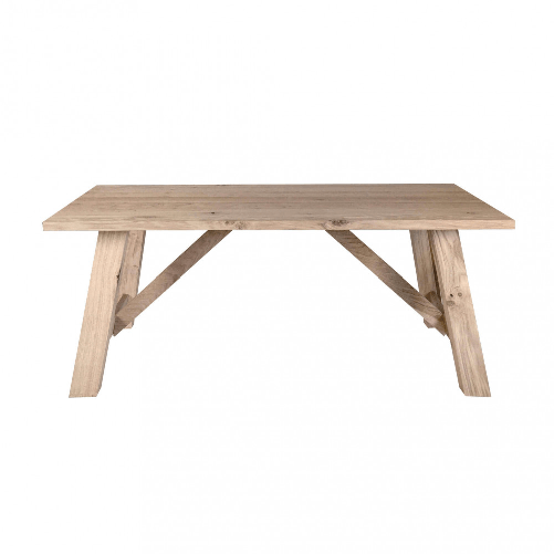 MILANI HOME ANDY - tavolo da pranzo moderno in rovere impiallacciato