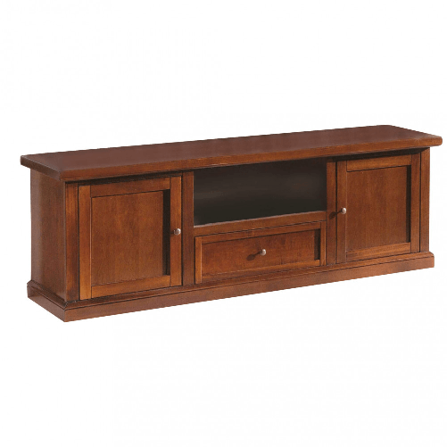MILANI HOME CLAYTON - mobile porta tv in legno massello cm 45 x 160 x 56 h