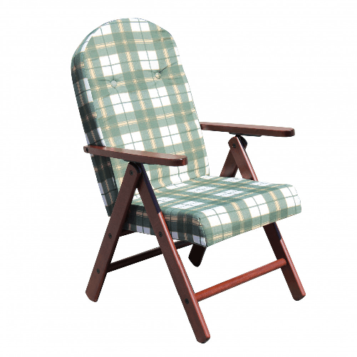 MILANI HOME FAGGI PRO - poltrona sdraio 4 posizioni completo di cuscino