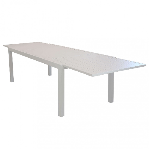 MILANI HOME DEXTER - tavolo da giardino allungabile in alluminio da 200 x 100 cm