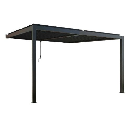 MILANI HOME NIMBUS - pergola bioclimatica addossata in alluminio 3 x 4 m