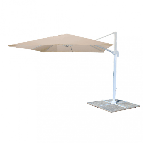 MILANI HOME BACTRUS - ombrellone da giardino decentrato 3 x 4 m
